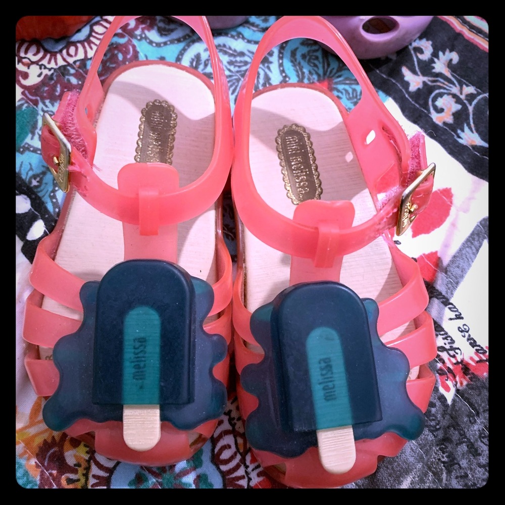 Mini Melissa cute popsicle sandals